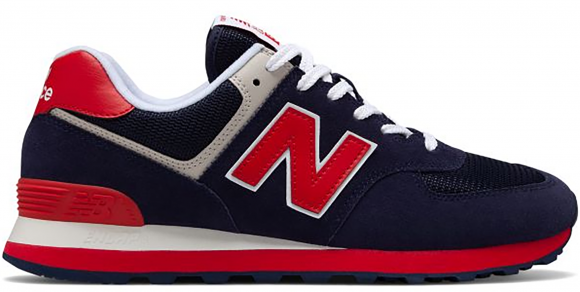 new balance 574 trainers in red mtl574mr
