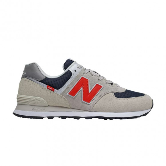 New Balance 574 4E Wide 'Moonbeam Velocity Red' | Brown | Men's Size 8.5 - ML574SJ2-4E