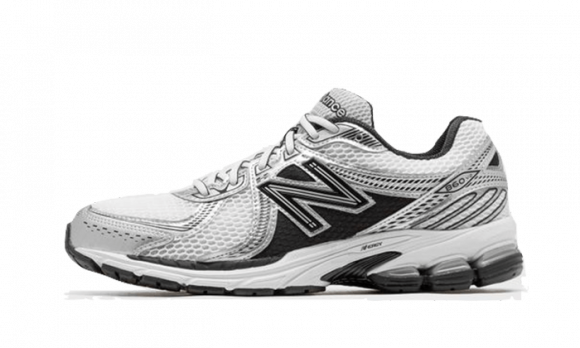 New Balance Hombre 860V2 in Blanca/blanc/Azul/Bleu, Synthetic, Talla 40.5 - ML860XD