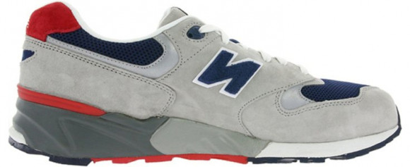 new balance 999 beige and blue trainers