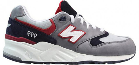 - New Balance 999 Grey/Navy/Red Marathon Running Shoes/Sneakers ML999LW - New Balance Womens