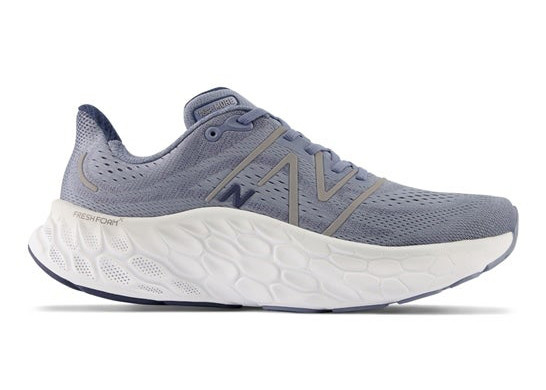 New Balance Men's Fresh Foam X More v4 - Grey/Blue - MMORAG4