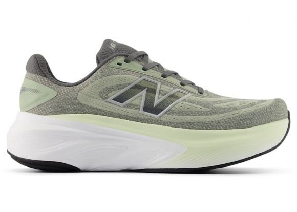 New Balance Men's Fresh Foam X More v6 Running Shoes - Grey/Green - MMORLF6