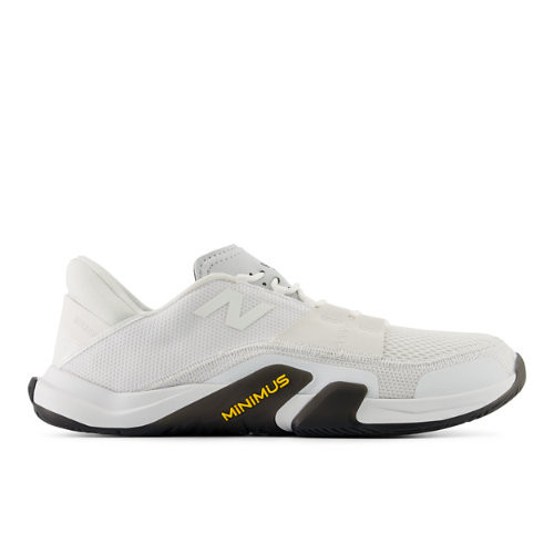 New Balance Men's Minimus TR v2 Training Shoes - White/Black/Orange - MMTR1ZU