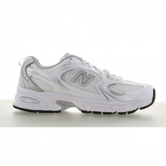 Hombres New Balance 530 - Munsell White/Silver Metallic, Munsell White/Silver Metallic - MR530EMA