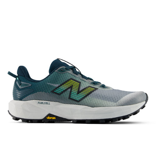 New Balance Men's FuelCell Rebel Trail Hiking Shoes - Green/Grey - MRBT8OH