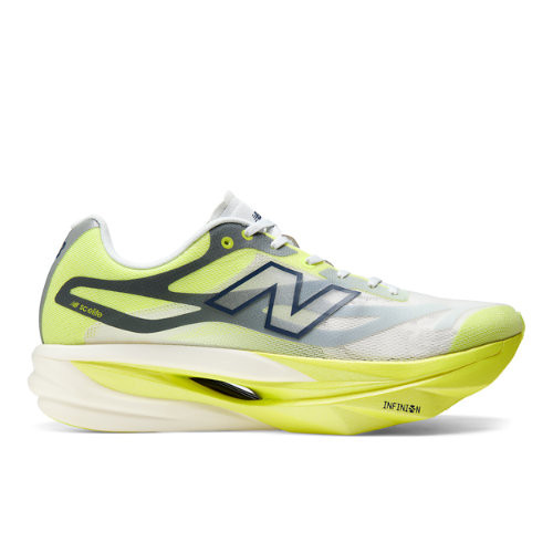 New Balance Men's SuperComp Elite v6 Running Shoes - Grey/Green - MRCEL598
