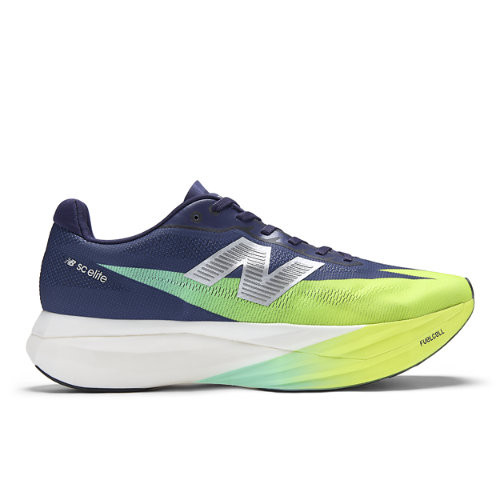 New Balance Men's FuelCell SuperComp Elite v5 Running Shoes - Purple/Green - MRCEL79H