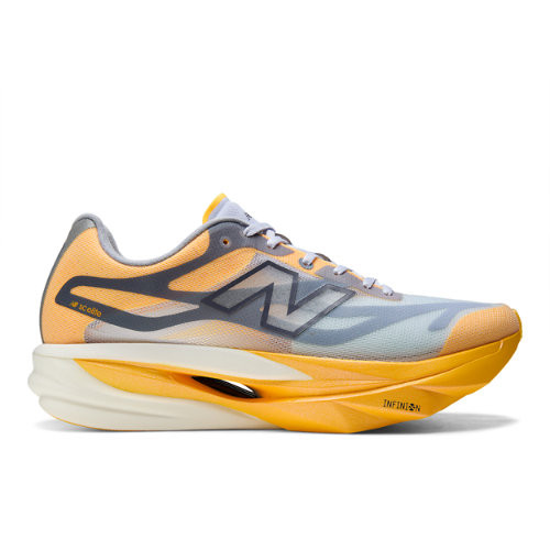 New Balance Men's SuperComp Elite v6 Running Shoes - Orange/Grey - MRCEL8DM