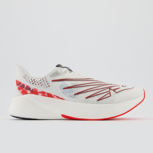 New Balance Hombre FuelCell RC Elite v2 - White/Red, White/Red ... موجه هواء المكيف ساكو