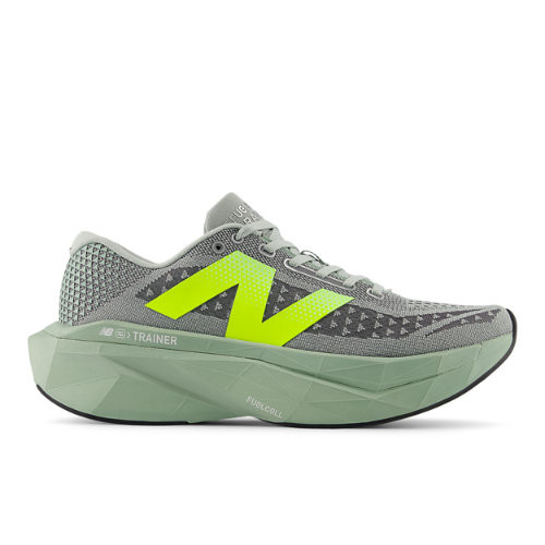 New Balance Men's FuelCell SuperComp Trainer v3 Running Shoes - Green/Grey - MRCX25R