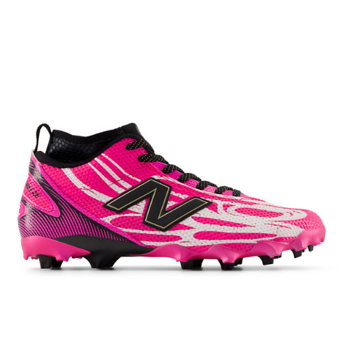New Balance Unisex FreezeLX v5 Lacrosse Shoes - Pink/Black/Brown - MREEZ3ZX