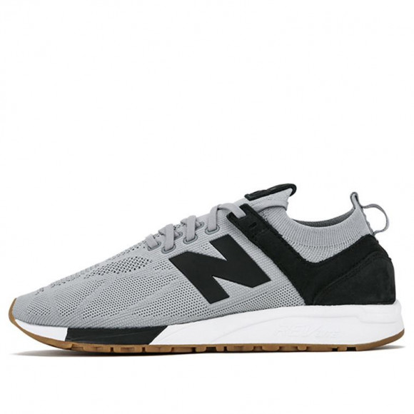 New Balance 247 GRAY/BLACK/WHITE Marathon Running Shoes (Low Tops/Cozy/Light/Breathable) MRL247DJ - MRL247DJ
