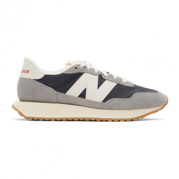 New Balance Grey and Navy 237 Sneakers - MS237SC