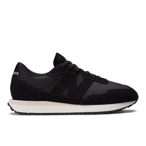 New Balance Hombre 237 in Negro/Beige, Suede/Mesh, Talla 40 - MS237SD
