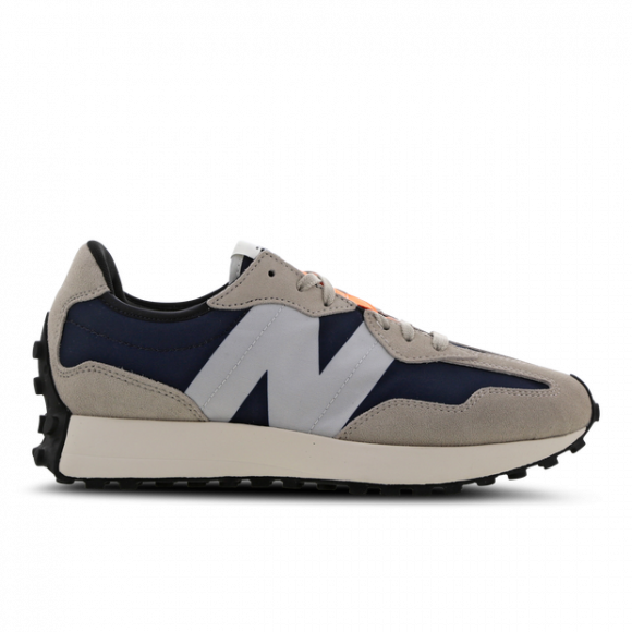 New Balance Grey and Navy Outerspace 327IA Sneakers - MS327IA