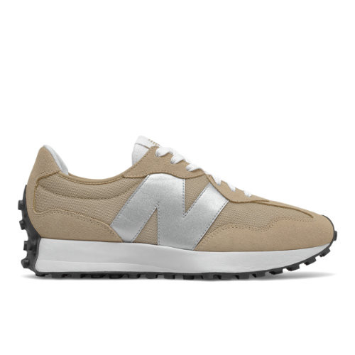 New Balance 327 - Men's Running Shoes - Tan / White / Silver - MS327ME1
