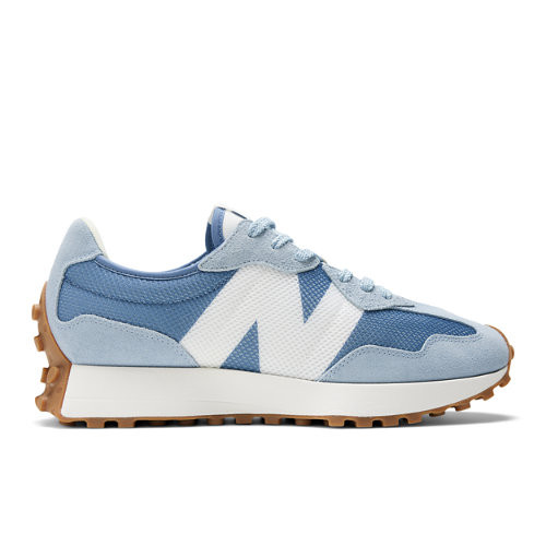 New Balance Hombre 327 in Azul/Bleu, Suede/Mesh, Talla 36 - MS327MQ