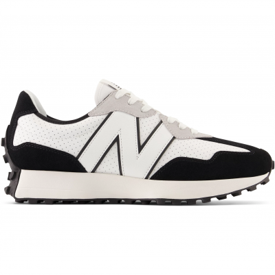 New Balance 327 White Black Grey - MS327NI