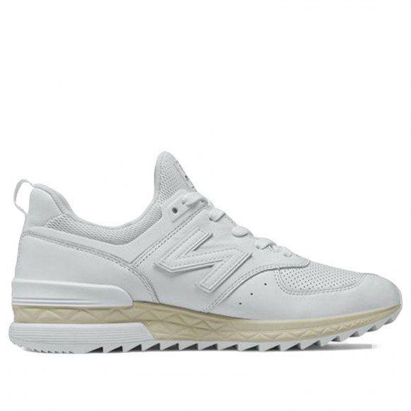 New Balance 574 Sport White Munsell Marathon Running Shoes/Sneakers ...