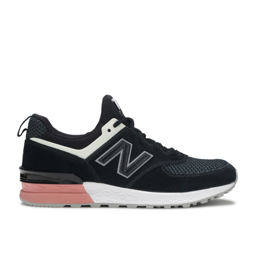 New Balance 574 'Black White Pink' - MS574STKD