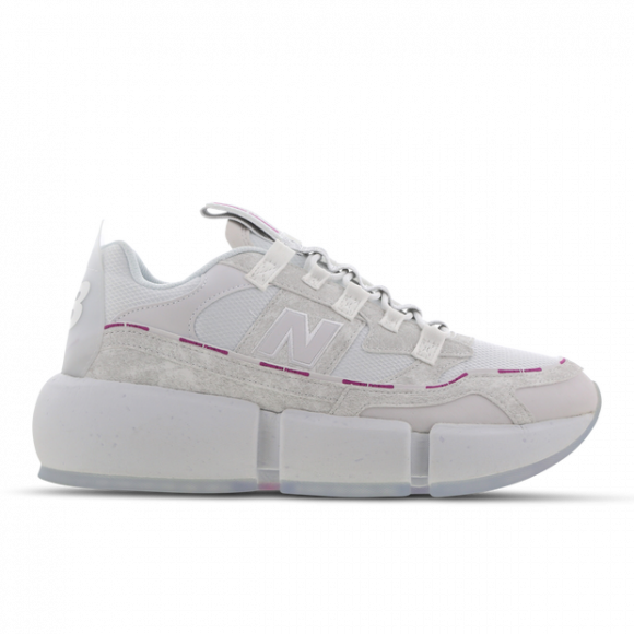 New Balance White and Pink Jaden Smith Edition Vision Racer Sneakers - MSVRCJSA