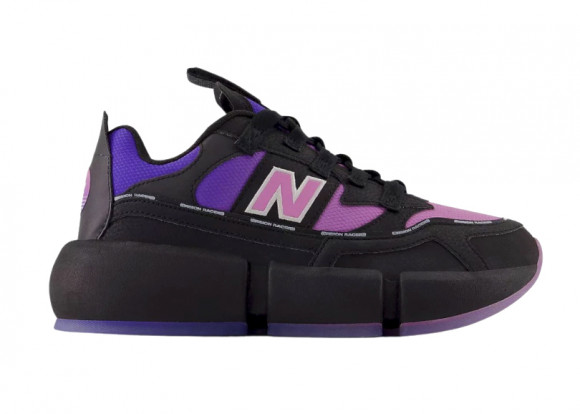 New Balance Men's Vision Racer in Black/Purple Synthetic - MSVRCSSP
