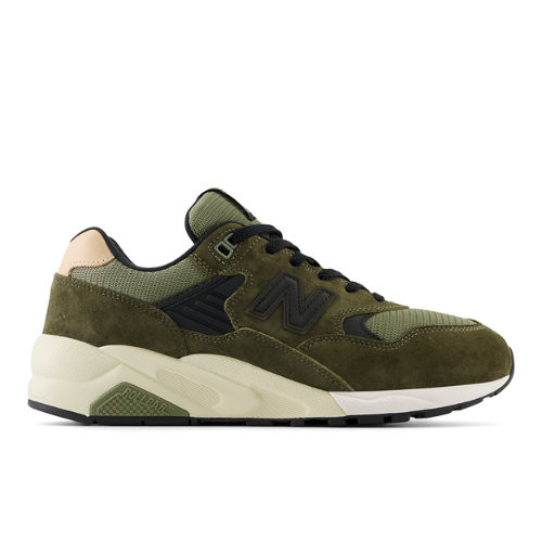 New Balance Men's 580 in Green/Brown Leather - MT580ADC