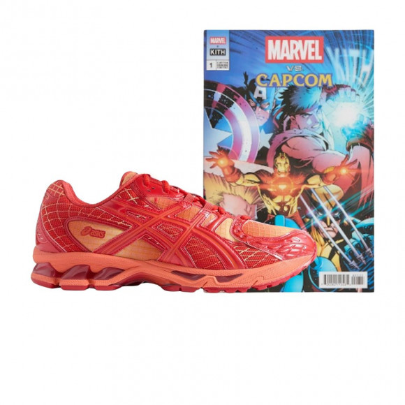 Marvel vs. Capcom x Kith x ASICS Gel Nimbus 10.1 'Double Box - Iron Man vs. Mega Man' With Comic Book | Multi-Color | Men's Size 12 - MVC012398-COMIC