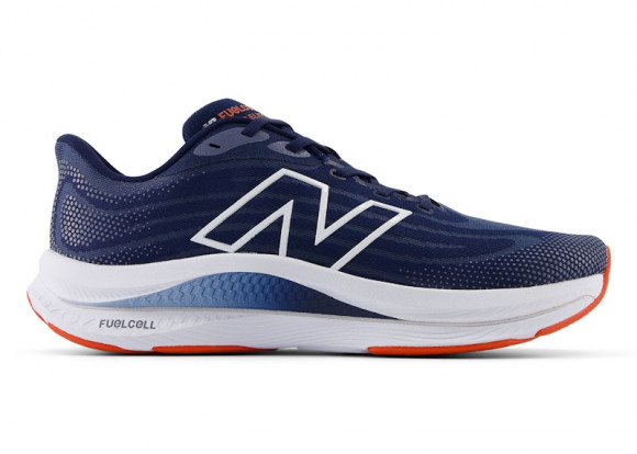 New Balance Men's FuelCell Walker Elite Walking Shoes - Blue/White/Red - MWWKECN1