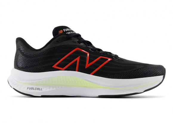 New Balance Men's FuelCell Walker Elite Walking Shoes - Black/Red/Yellow - MWWKERK1