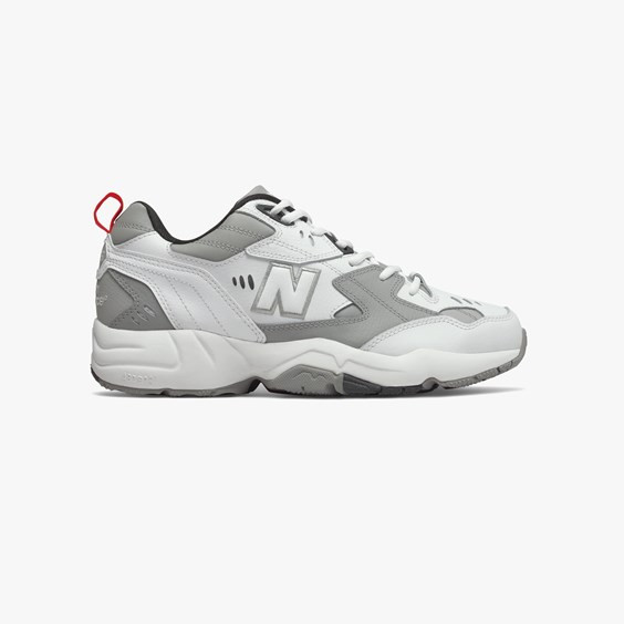New Balance Mens New Balance 608 - Mens Shoes White/Grey Size 10.5 - MX608RG1