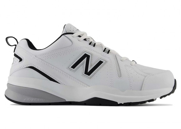 New Balance Men's 608v5 Training Shoes - White/Black/Grey - MX608SB5