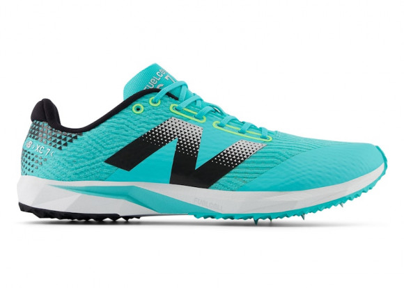 New Balance Men's FuelCell XC7 v5 Running Shoes - Green/Black/Grey - MXCS7LT5