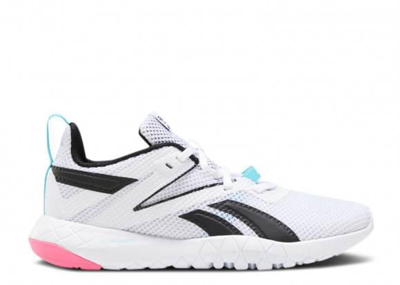 Reebok Wmns Mega Flexagon 'White Neon Blue' | Women's - Mega-Flexagon