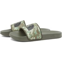 The North Face Men's Base Camp Slide in Military Olive/Stippled Camo/Tnf Black - NF0A4T2RIYL