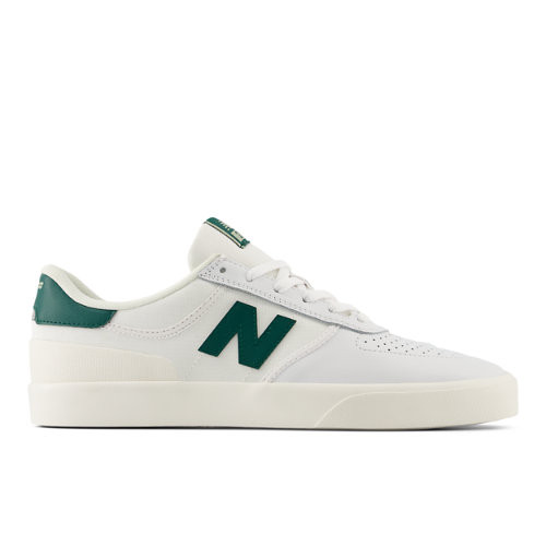 New Balance Unisex NB Numeric 272 Skateboarding Shoes - White/Green - NM272NAB