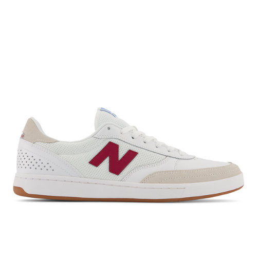 New Balance Men's NB Numeric 440 in White/Red Suede/Mesh - NM440WBY