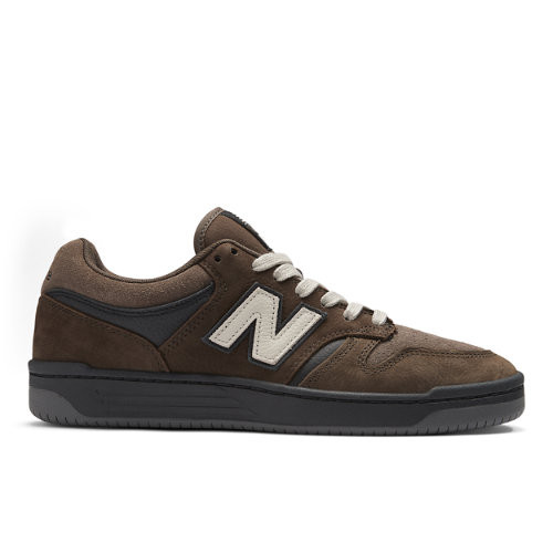 New Balance Men's NB Numeric 480 in Brown Leather - NM480BOS