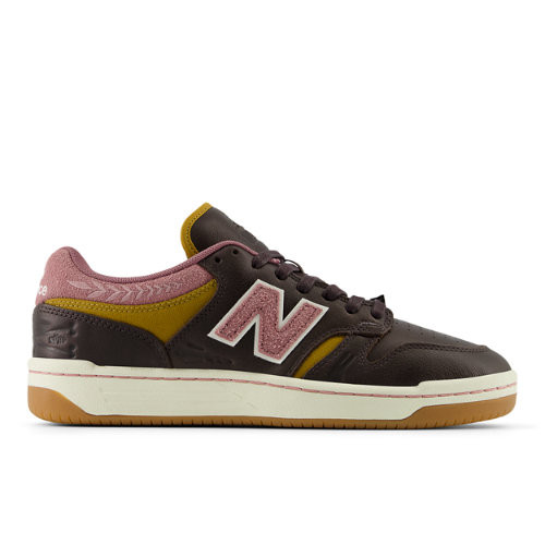 New Balance Unisex NB Numeric 480 - Brown/Pink - NM480FXT