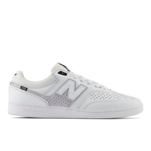 New Balance Men's NB Numeric Brandon Westgate 508 Skateboarding Shoes - White/Grey - NM508AWE