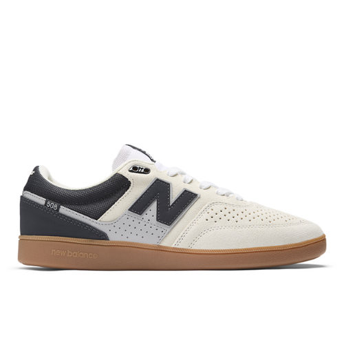 New Balance Unisex NB Numeric Brandon Westgate 508 Skateboarding Shoes - White/Black - NM508RDO