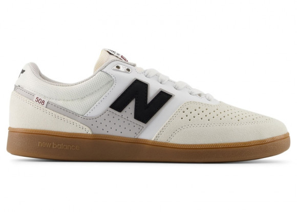 New Balance Unisex NB Numeric Brandon Westgate 508 Skateboarding Shoes - White/Black - NM508WID