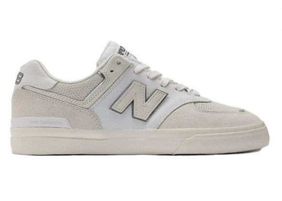 New Balance Unisex NB Numeric 574 Vulc Skateboarding Shoes - White - NM574VAB