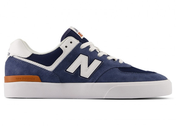 New Balance Unisex NB Numeric 574 Vulc Skateboarding Shoes - Blue/White - NM574VAN
