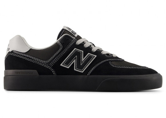 New Balance Unisex NB Numeric 574 Vulc Skateboarding Shoes - Black/Grey - NM574VBB