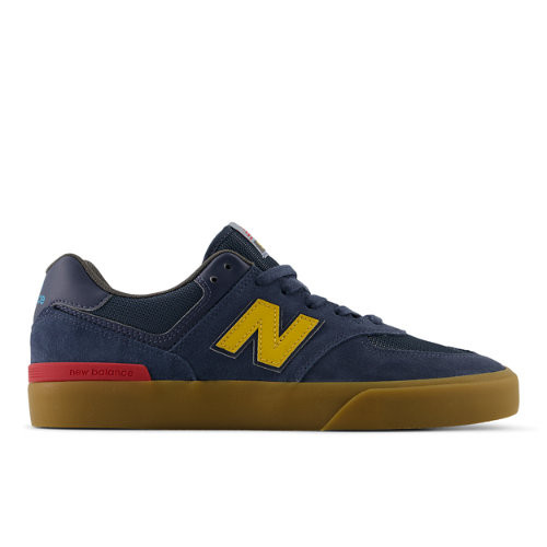 New Balance Unisex NB Numeric 574 Vulc Skateboarding Shoes - Blue/Beige - NM574VNS