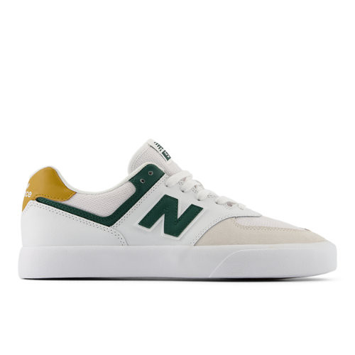 New Balance Unisex NB Numeric 574 Vulc - White/Green - NM574VRP