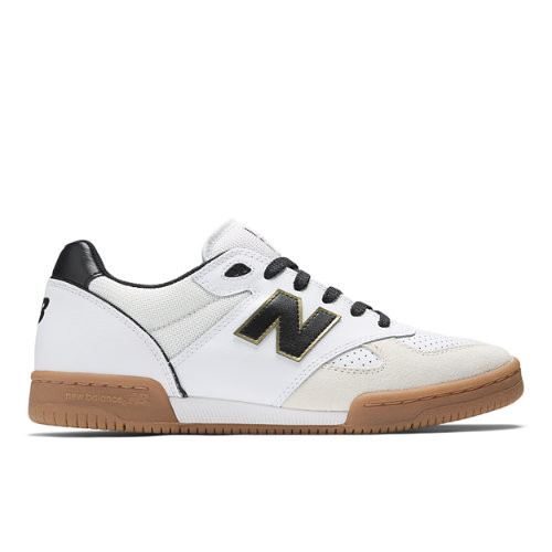 New Balance Unisex NB Numeric Tom Knox 600 Skateboarding Shoes - White/Black - NM600WTA