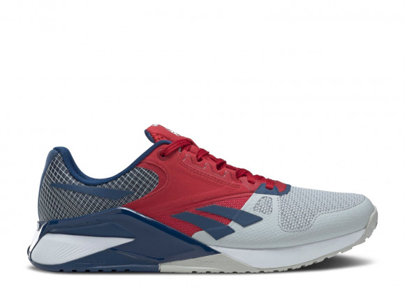 Reebok Nano 6000 'Pure Grey Flash Red Batik Blue' | Men's - Nano-6000